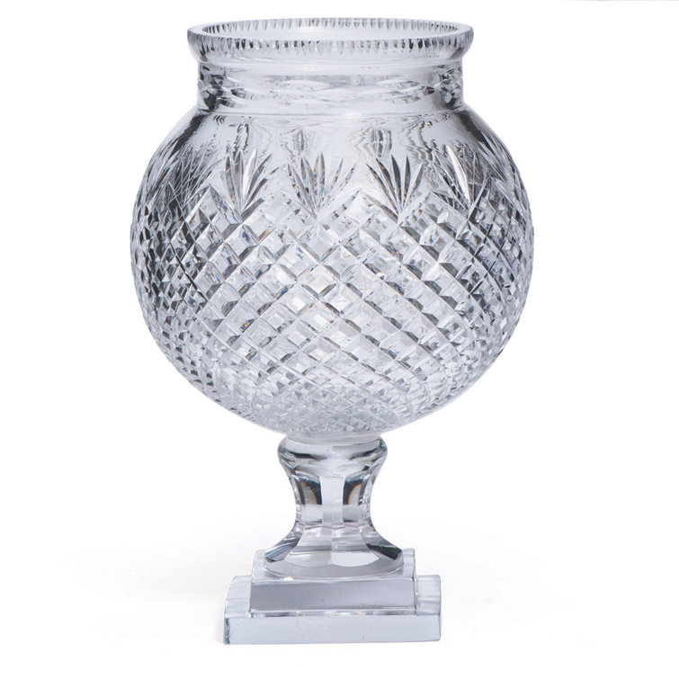 Bay Isle Home Clear 12'' Glass Table Vase Wayfair